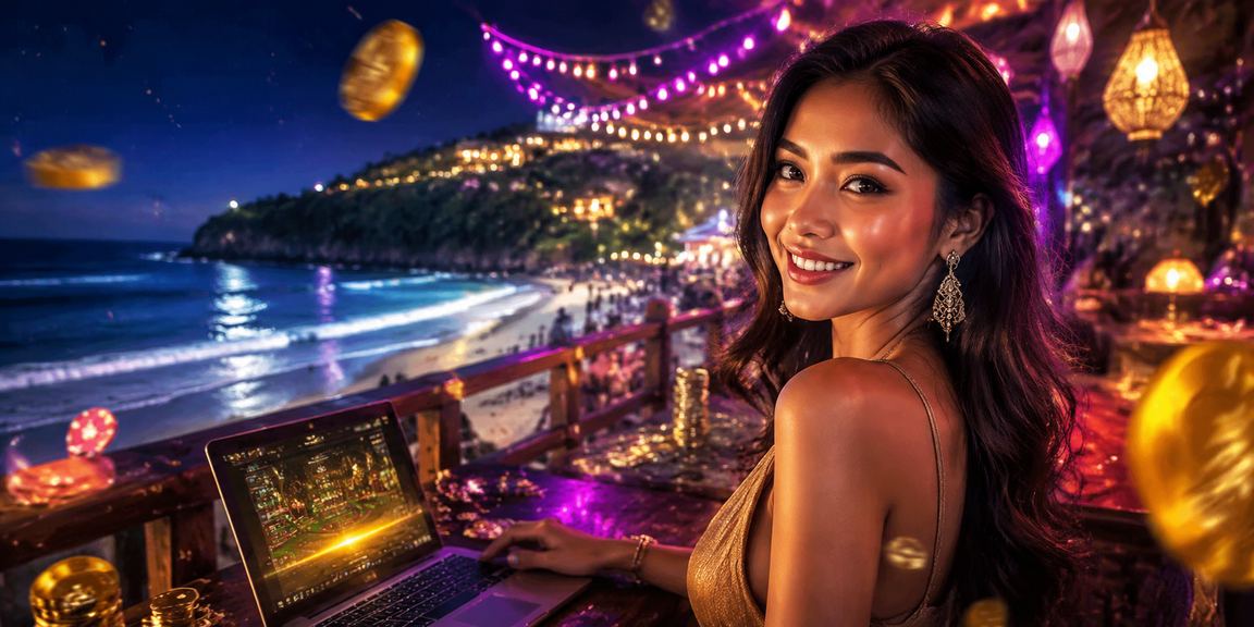 Pemain menikmati taruhan casino di tepi pantai dengan suasana santai